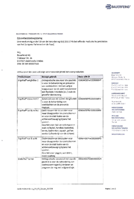 Conformiteitsverklaring - Voetorthopedie