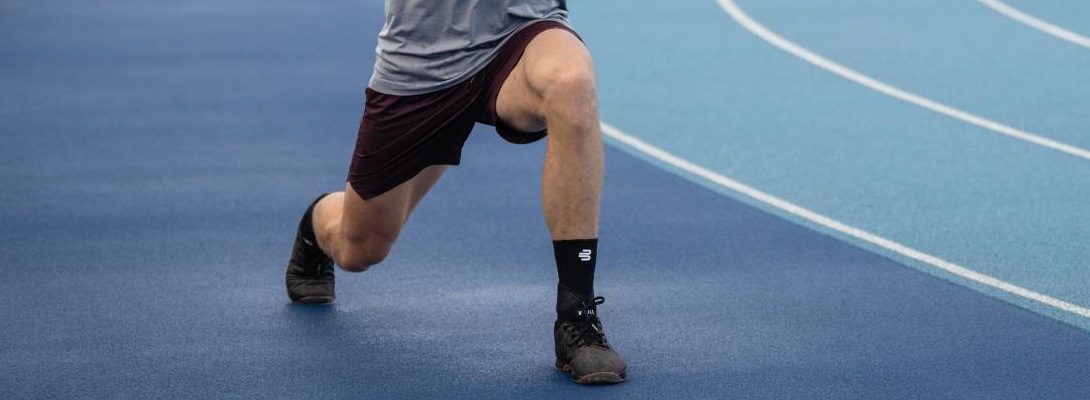 Enkelsteun bij fitness