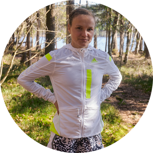 Een portret van hardloper Anna Hahner