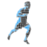 Illustratie van een man tijdens het joggen. Ontdek wat je bij kniepijn tijdens het sporten kunt doen.